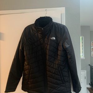 Black reversible NorthFace Jacket size L